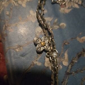 Brighton Elegant Silver Charm Necklace 18"